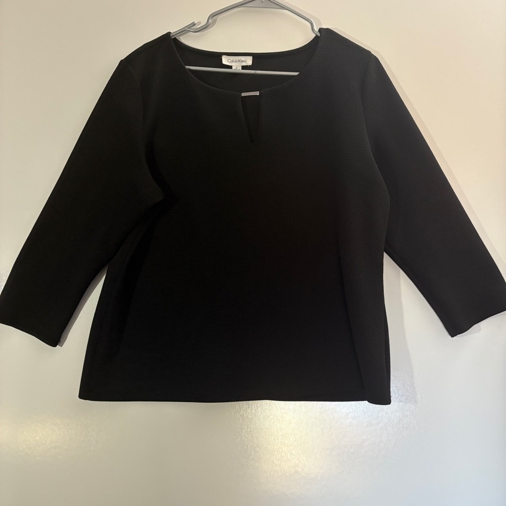 Calvin Klein Elegant Black Blouse